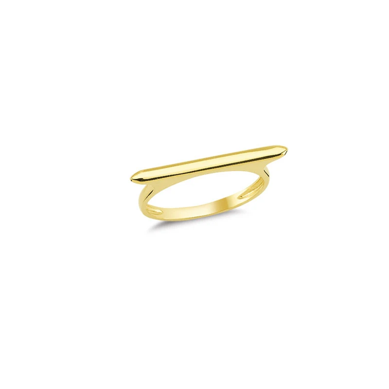 14K Solid Gold Classy Ring for Women