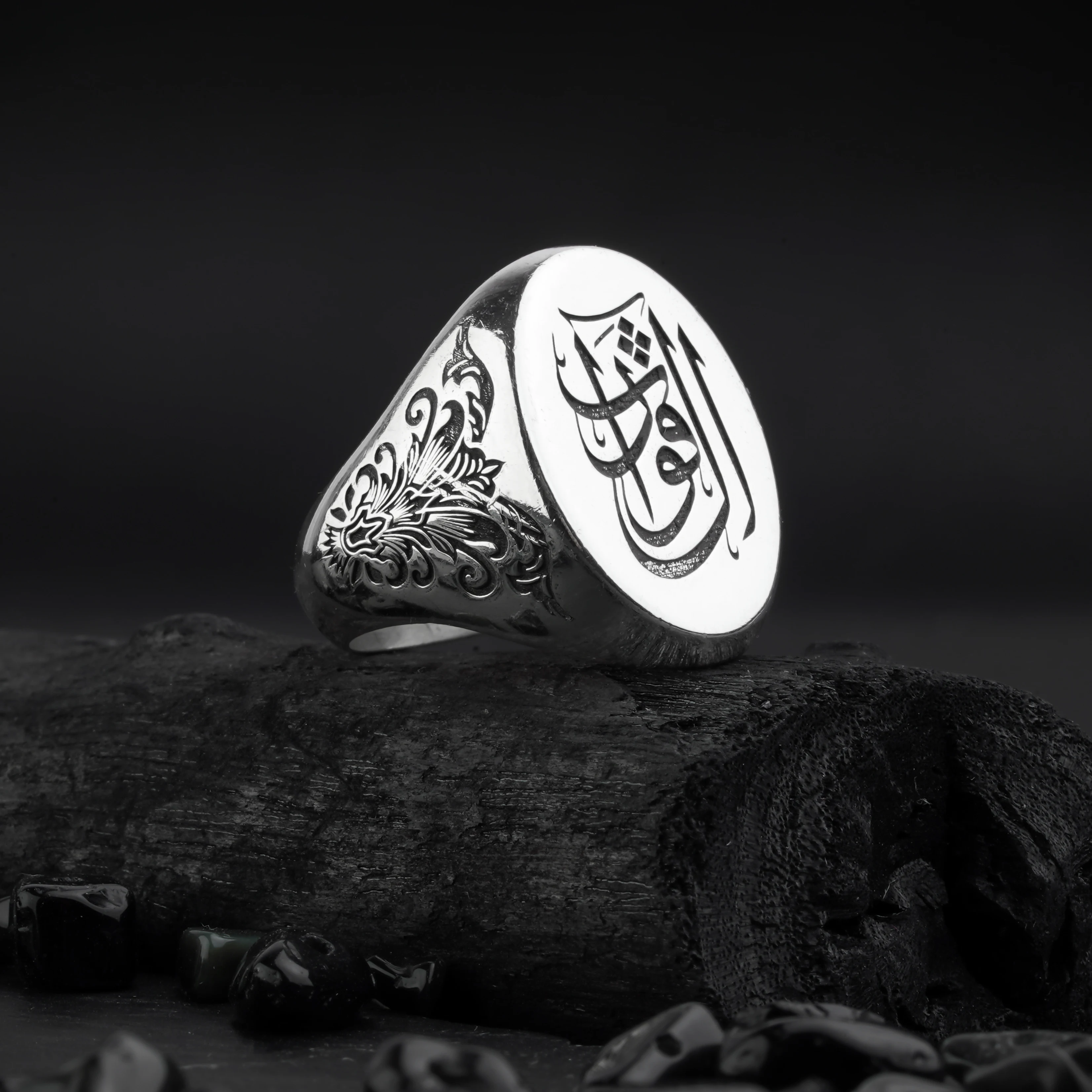 925 Sterling Silver ring custom design name and pattern  Jewelry Made in Turkey in a luxurious way for men with gift High-qualit