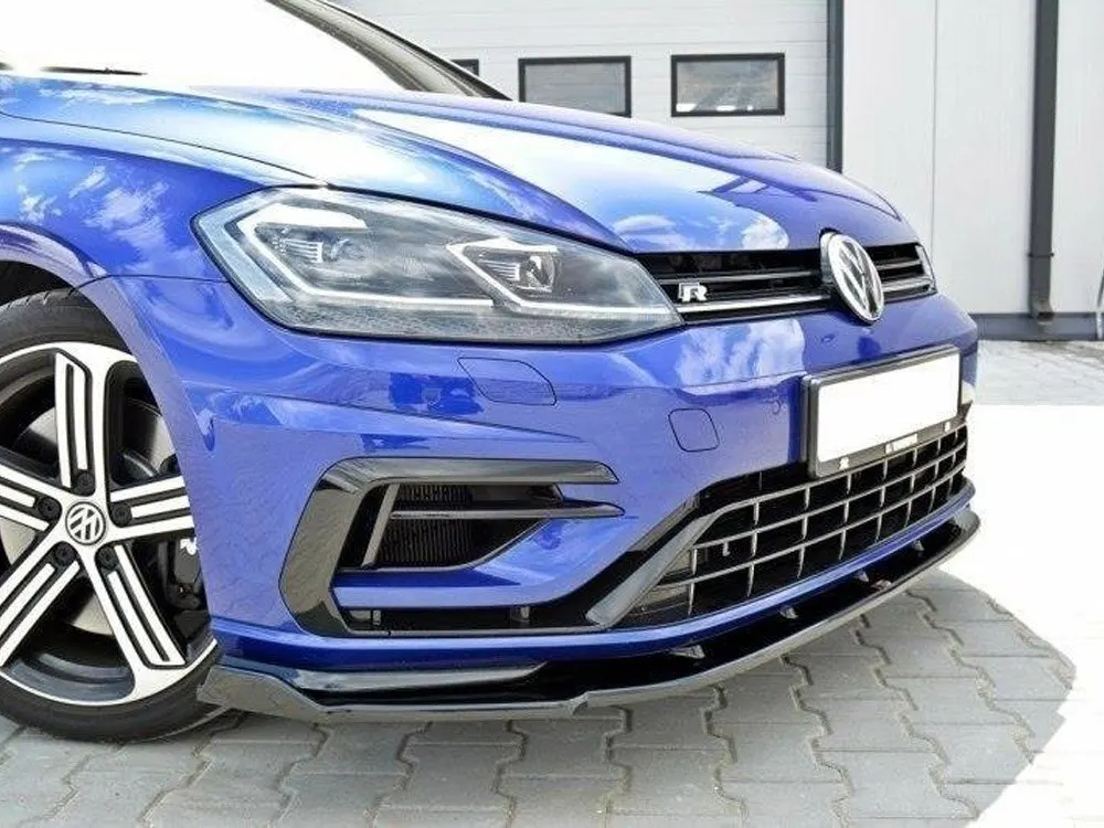 

For Vw Golf 7.5 R 3 and 5 Door models 2017 - 2019 Golf 7.5 R Maxton Style Front Lip Abs Plastic