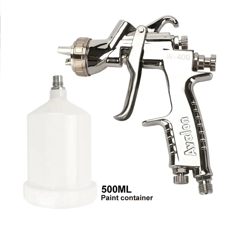 Free Shipping W-400 Spray Gun W400 painting Pistol HVLP Manual Gun Car Repair Painting HVLP