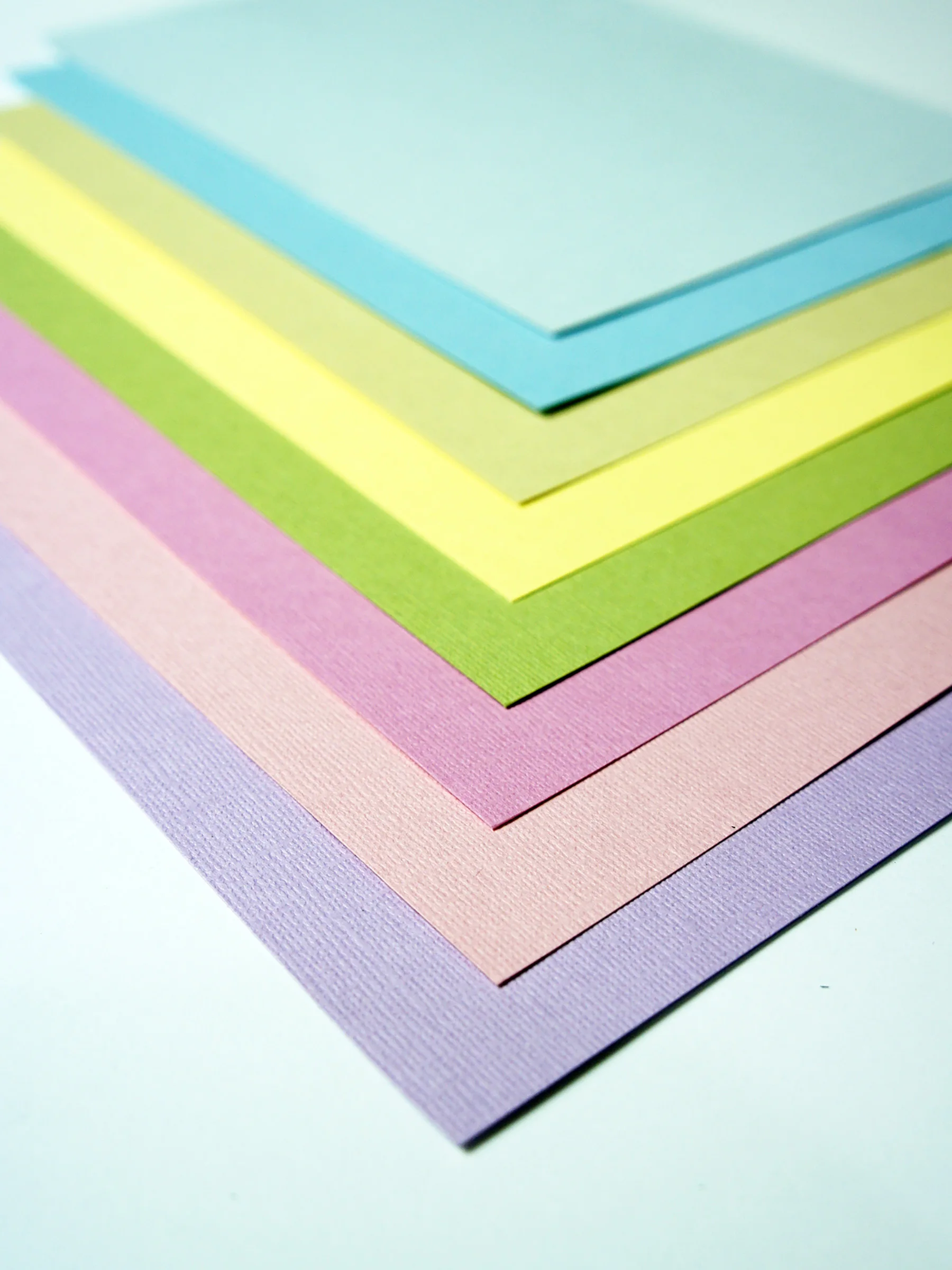 Pastels Textured Cardstock A4 PK16 Dye Based Color Heavy Cardboard 216gsm For DIY Crafts, Card Making and Scrapbooking