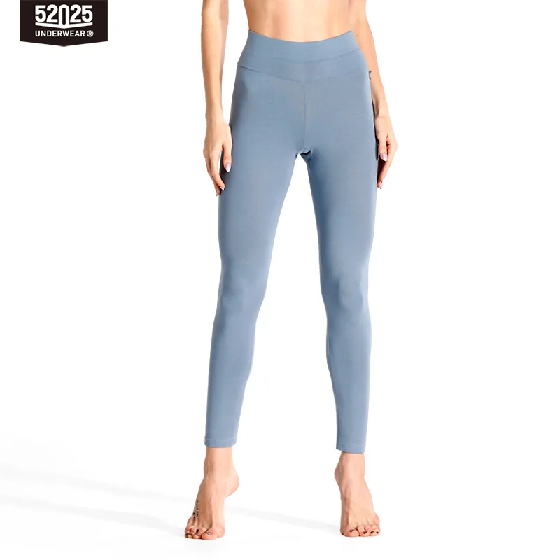 Leggings thermiques push-up pour femmes, bas de sous-vêtements sportifs, levage de la hanche, coton, modal, respirant, 52025