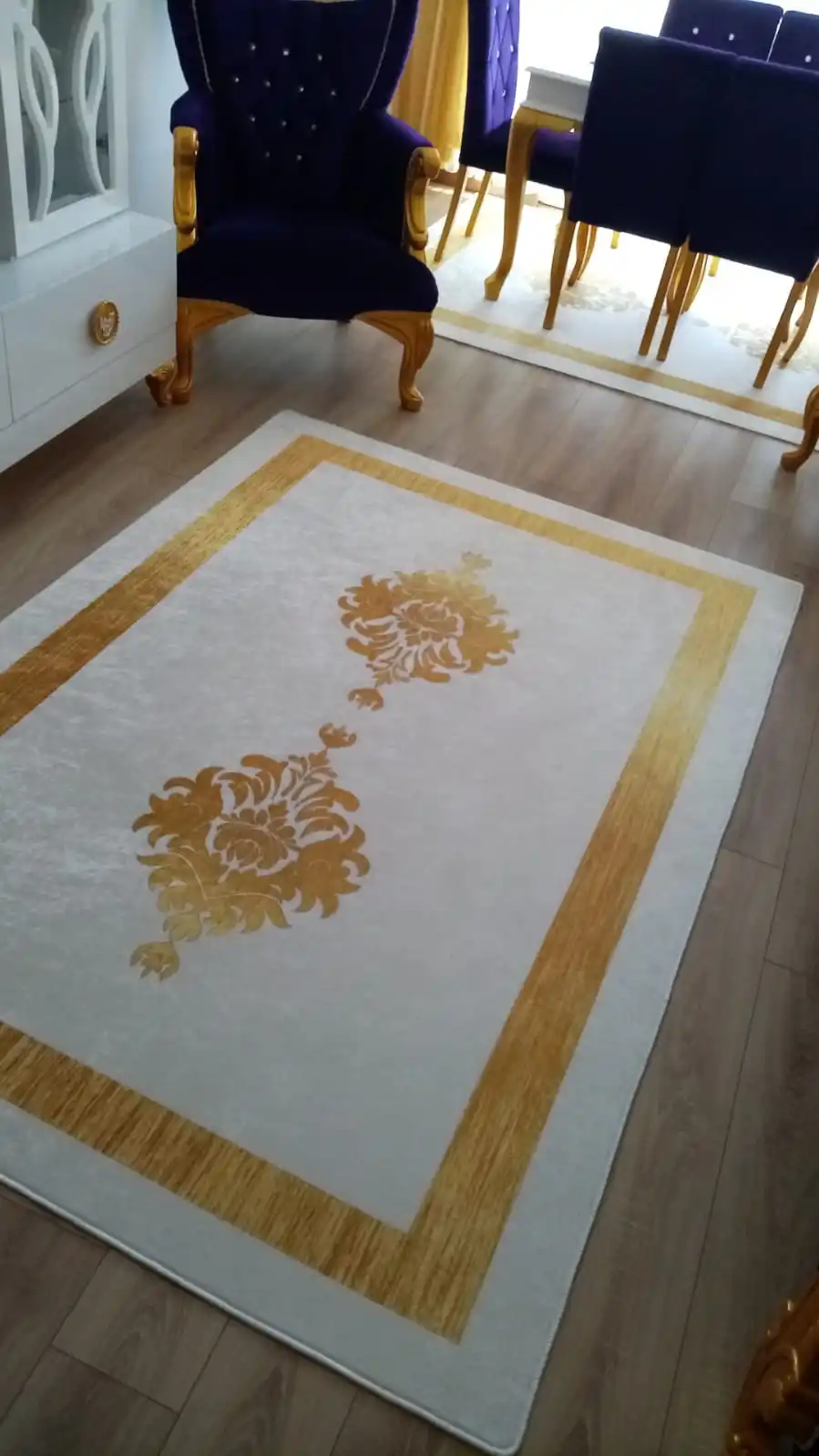 Decorative Non Slip Base Anti Allergic Living Room Kitchen Bedroom Corridor Carpet Lounge Rug