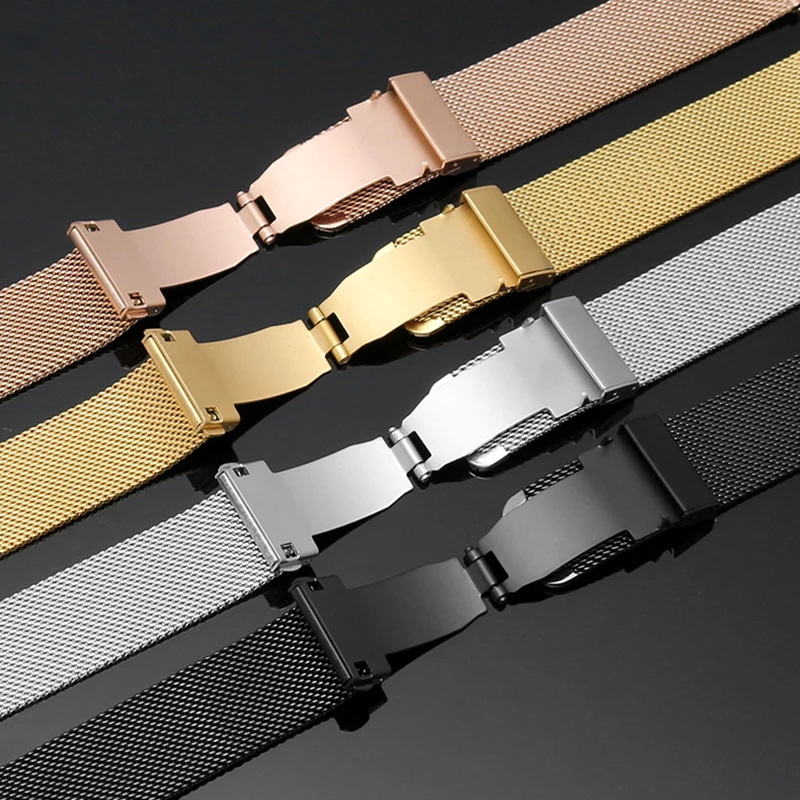 20Mm 22Mm Dây Đeo Dành Cho Samsung Galaxy Samsung Galaxy Đồng Hồ Hoạt Động 2 40Mm 4/Cổ Điển/46Mm/44Mm/Gear S3 Vòng Từ Vòng Tay Huawei GT/2/3/Pro Ban Nhạc