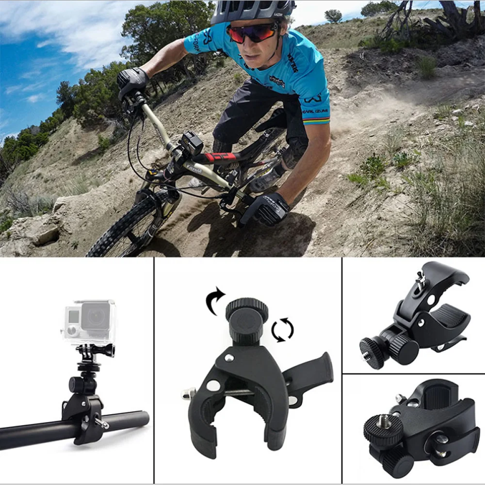 20 in 1 Sport Kamera Zubehör Kit Doppel Halterung Brücke Tragen Box Kopf Brust Strap Mount Adapter Für Gopro ,SJCAM ,DJI etc.