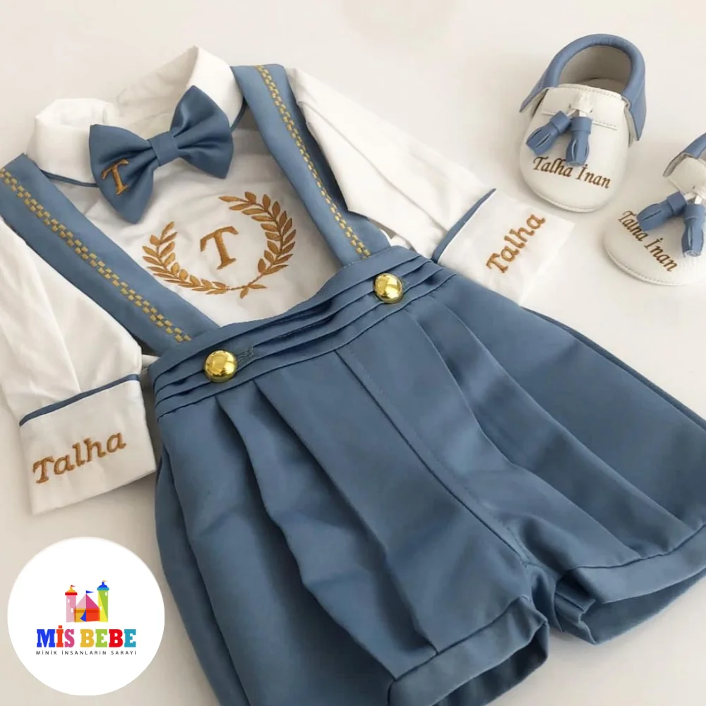 Misbebe 4-Pcs baby boy set clothing personalized outfit custom baby clothes winter spring birthday costume free shipping