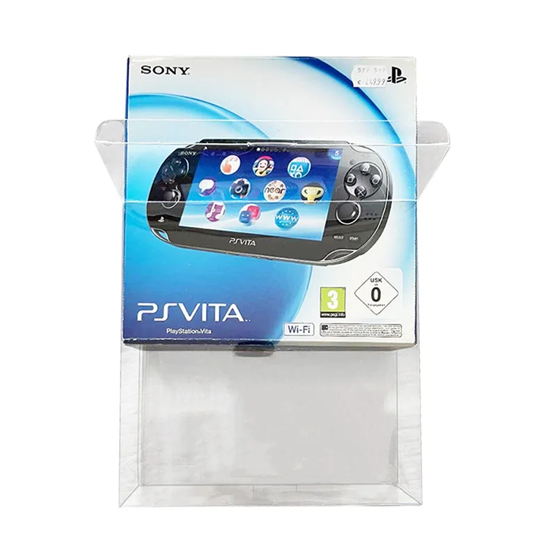 Box Protector Sleeve For PS Vita Phat Fat PCH-1000 Series Standard Size Custom Made Clear Protection