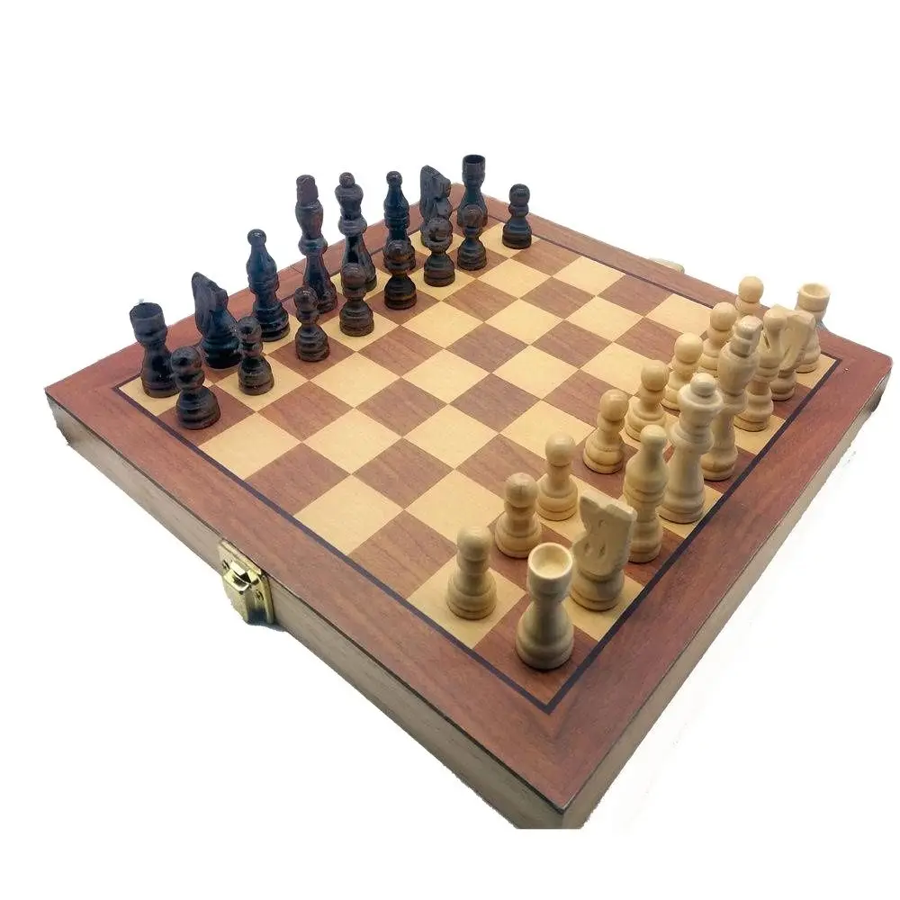 Big Wooden Board Chess Game Official 29x29