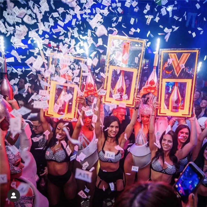 FREIES ANGEPASST LOGO CHAMP FLASCHE DISPLAY FÜR NACHTCLUB