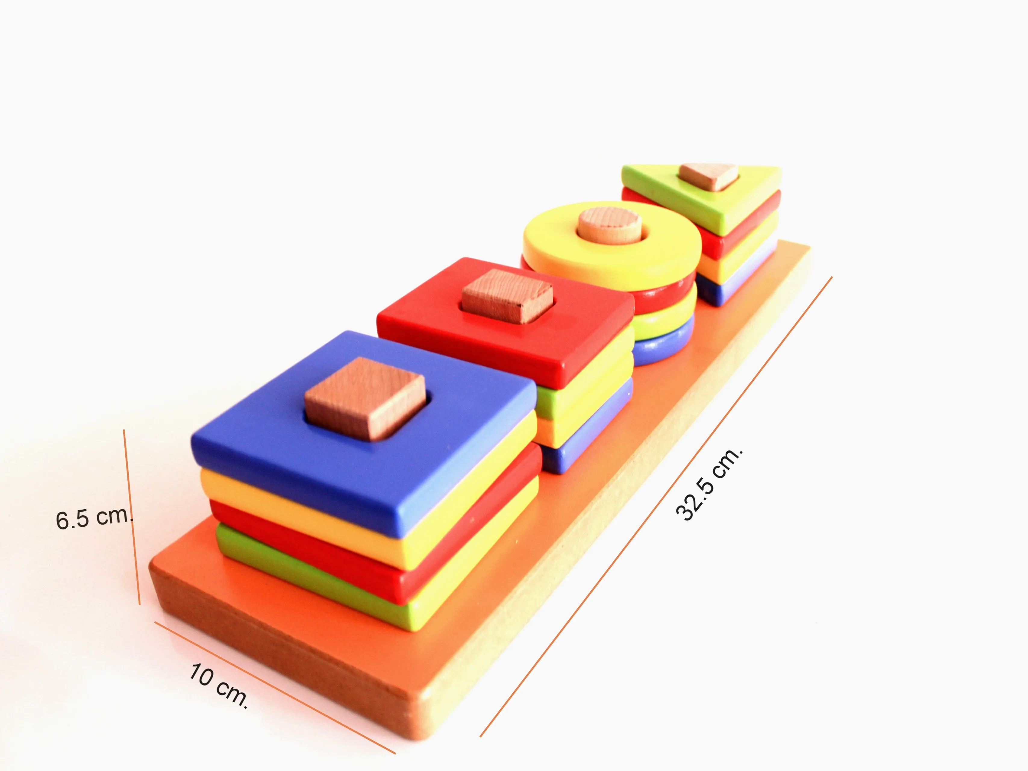 Arrangement Shape And Color Learning for Kid\'s Montesorri  Children\'s Logic Perception Wooden Educational Toy Blocks