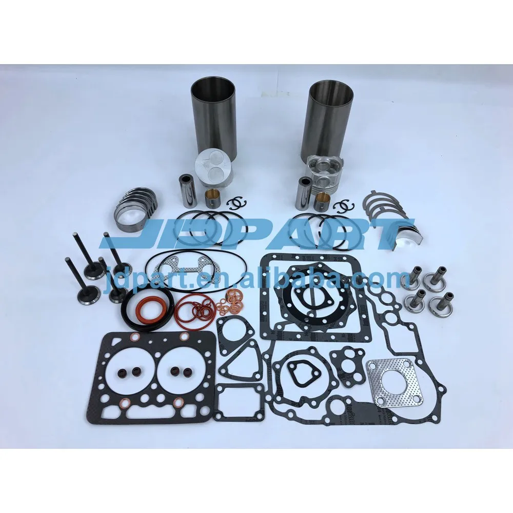 For kubota  engine part Z482  overhual kit STD  with full gasket and valve set