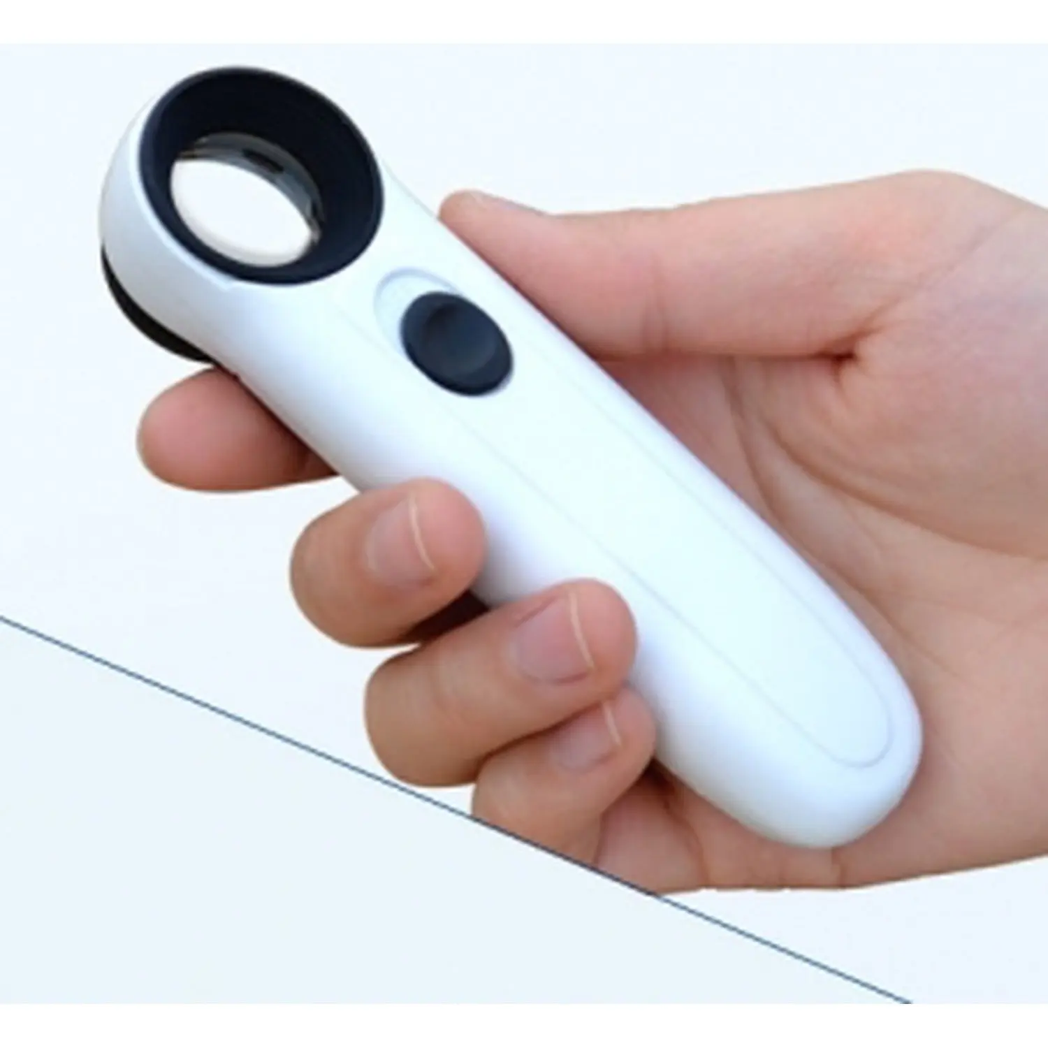 Magnifier with built-in light for electronics or hobby