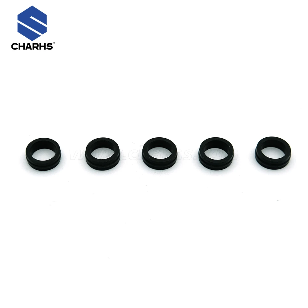 CHARHS Universal Reversible Tip Gasket & Saddle 5 Pack for Airless Nozzle Guard Seals Tip Holder Seedle for Airless Spray Gun