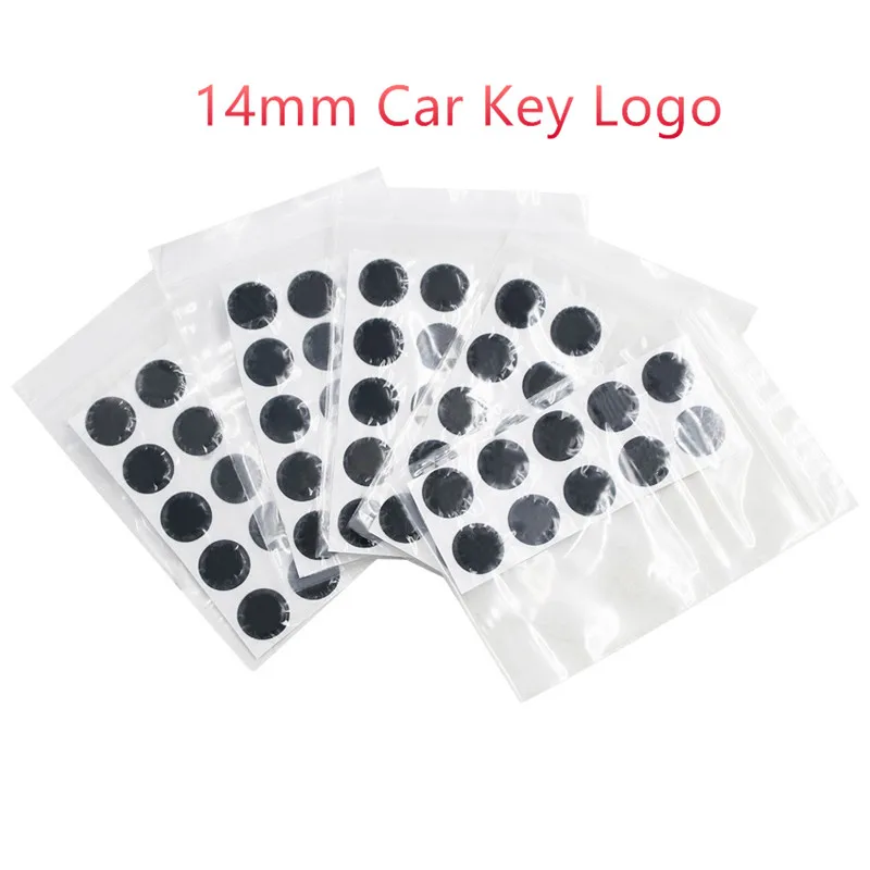 100pcs/set KD VVDI Xhorse Remote Key Blade Uncut Flip Blank Blade Set with 100pcs Car Key Logo Stickers and 200pcs 1.6mm Pins