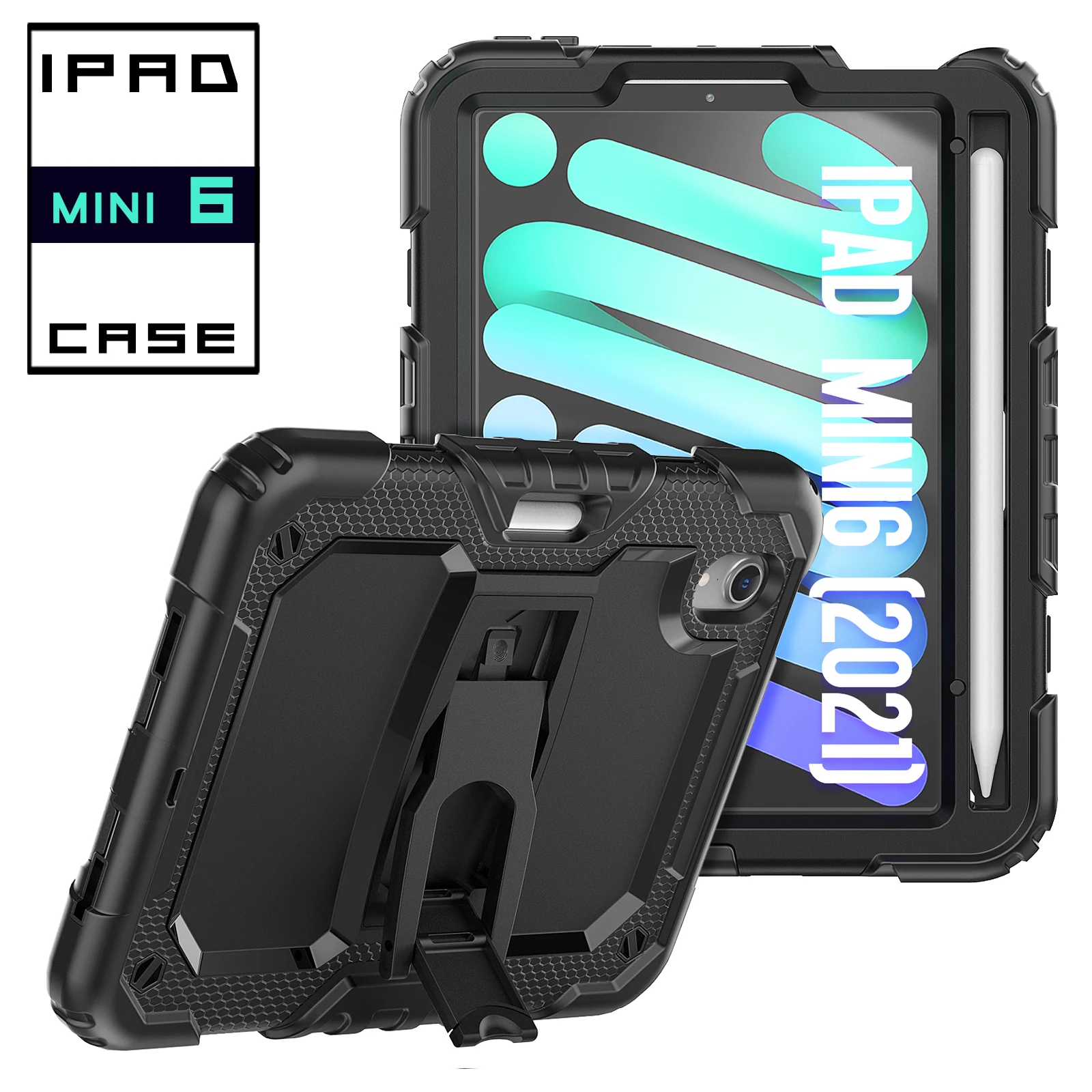 Case for iPad 10.9 10Th Mini 6 5 4 Generation Heavy Duty Shockproof Kids Cover Air5 4 2 Pro11 10.5 10.2 7 8 9 th