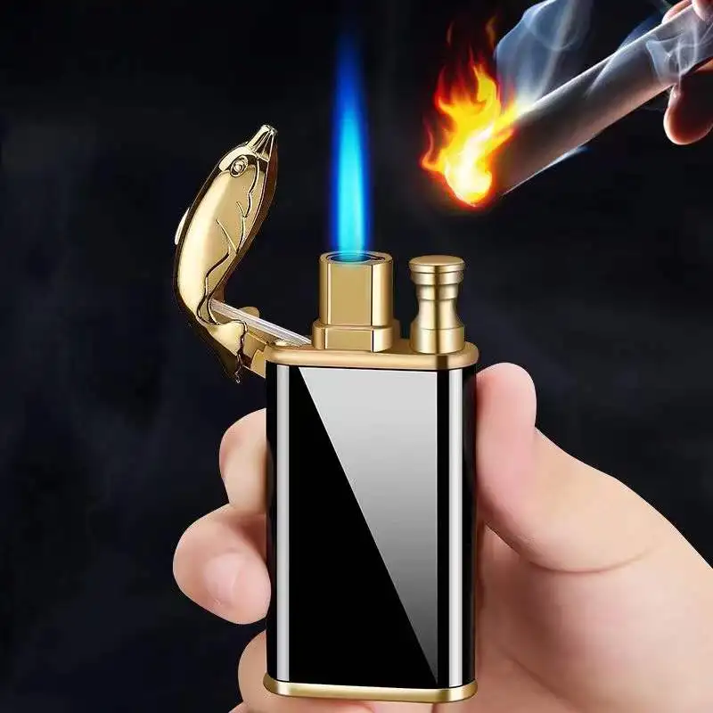 Internet celebrities will shine with dual flames, popular night light gifts, lighters that can directly switch to open flames