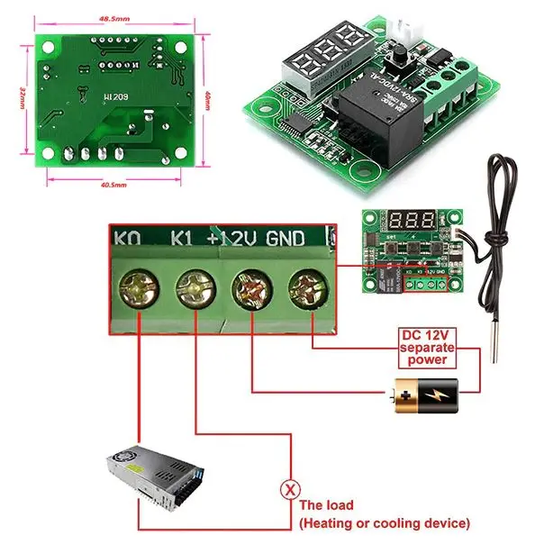 Digital Intelligent Pre-wired Temperature Controller,Smart Home Homekit Thermostat Regulator Sensor Heating Cooling Control