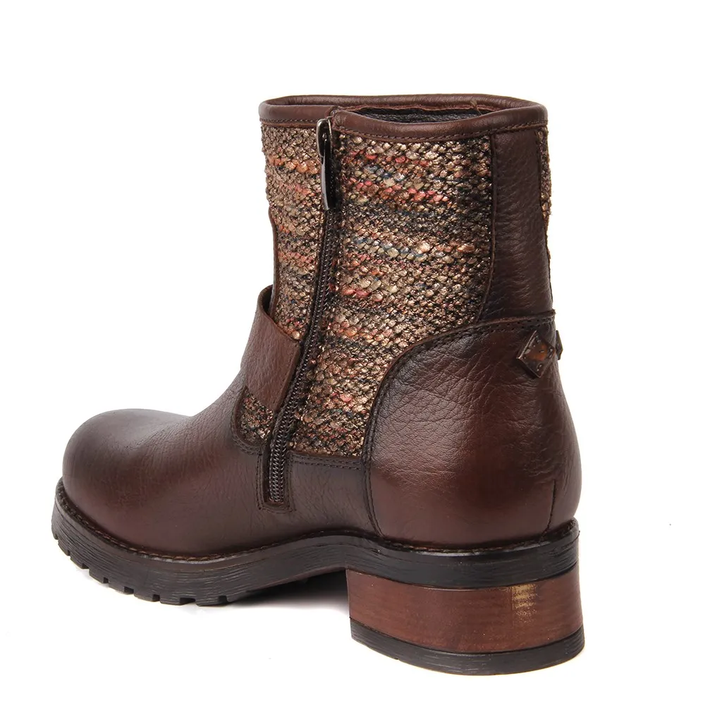 Botas de couro de vela-lakers