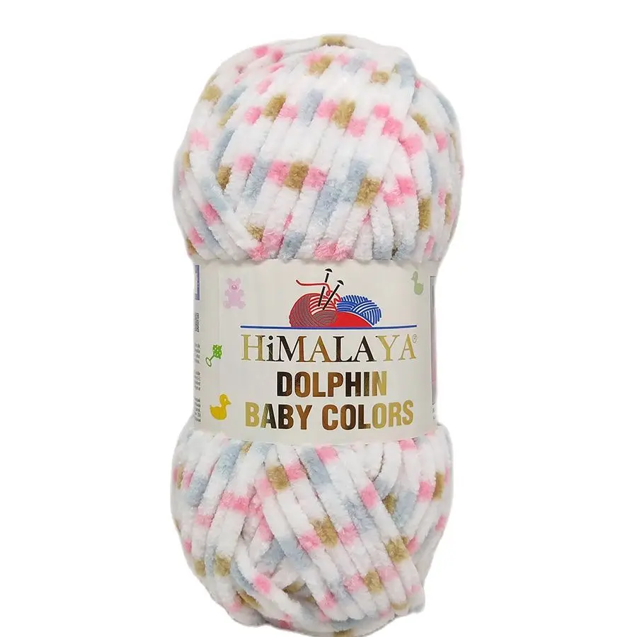 Himalayan Dolphin Baby Colors 100% Polyester 100 Grams In weight, 120 Meters In Length, Should Be Knitted With 5 PCS