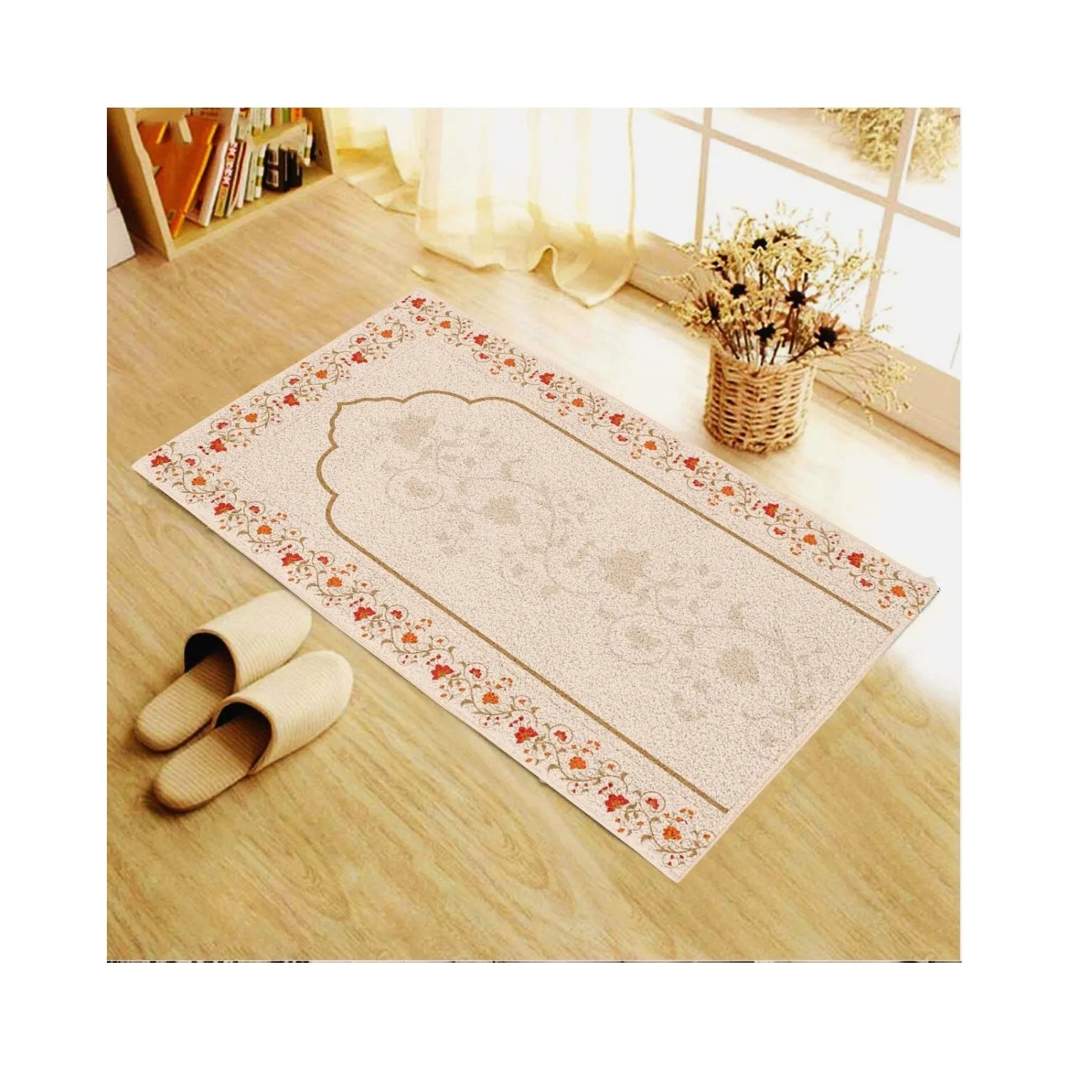 

Soft Prayer Rug Muslim Prayer Rug Islamic Anti-Slip Soles Thick tapis de prière islamic