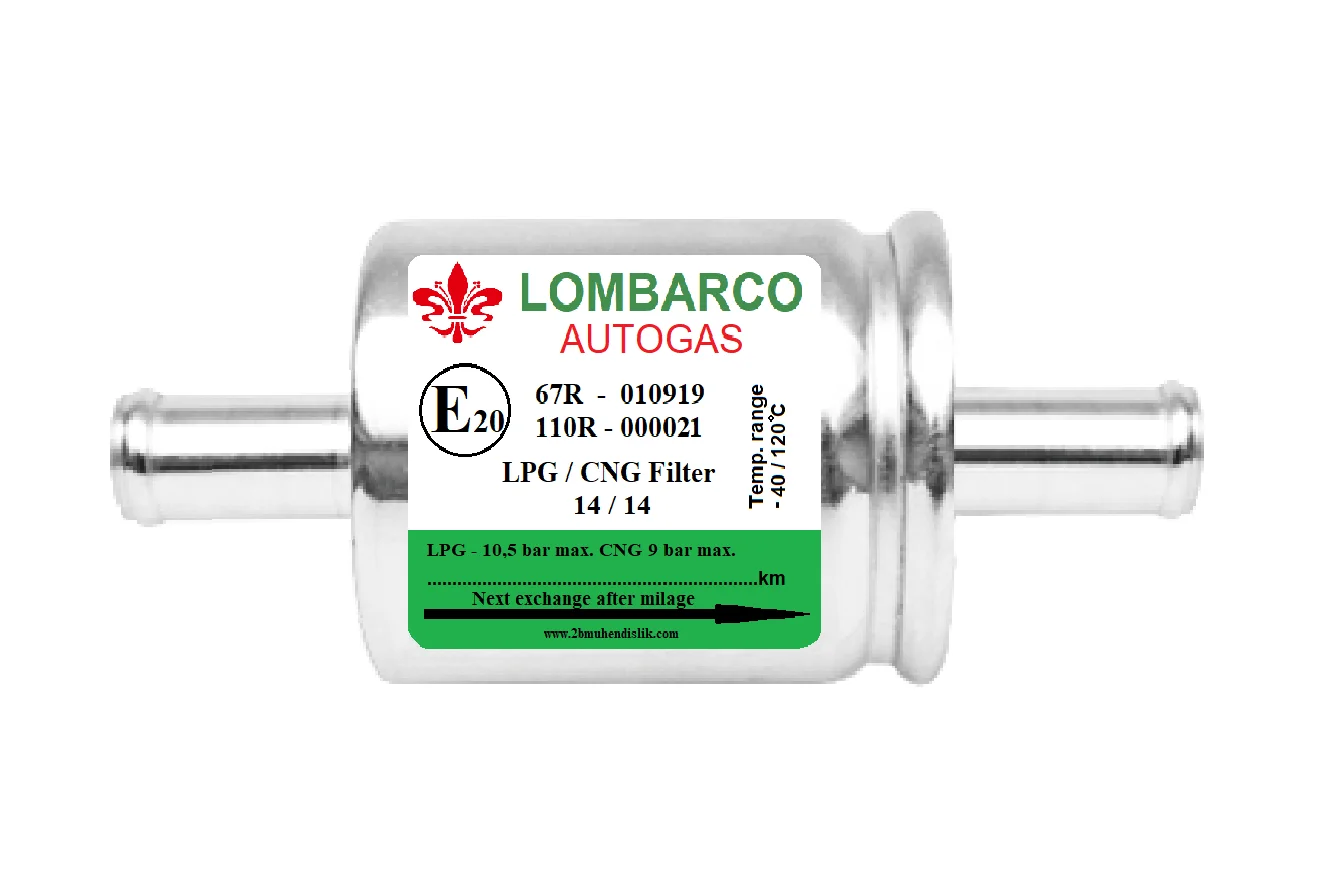 LPG CNG GPL Lombarco Filter x 5 Stück Landi Landi TA Typ 14x14mm