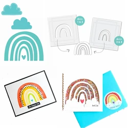 Metal Cutting Dies/Stamp/Stencil Lovely Rainbow Phrases DIY Scrapbook Card Album Make Crafts Stencil New 2020