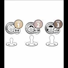 Bibs สี Pacifier-Baby Pacifier Pacifier-Blush