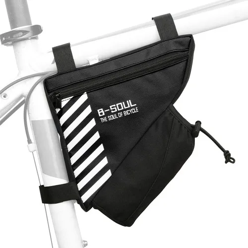 B-Soul with Water Bottle Bicycle Triangle Bag Pocket Bike Frame