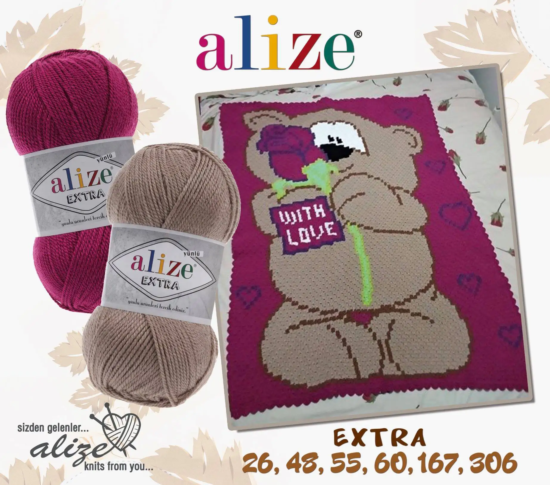 Alize Extra Ball Hand Knitting Yarn, 100 grams 220 meters, Wool, Acrylic, Winter Season, Thin, Thread, Crochet, Clothes, Cardigan, Blouse, Quality,