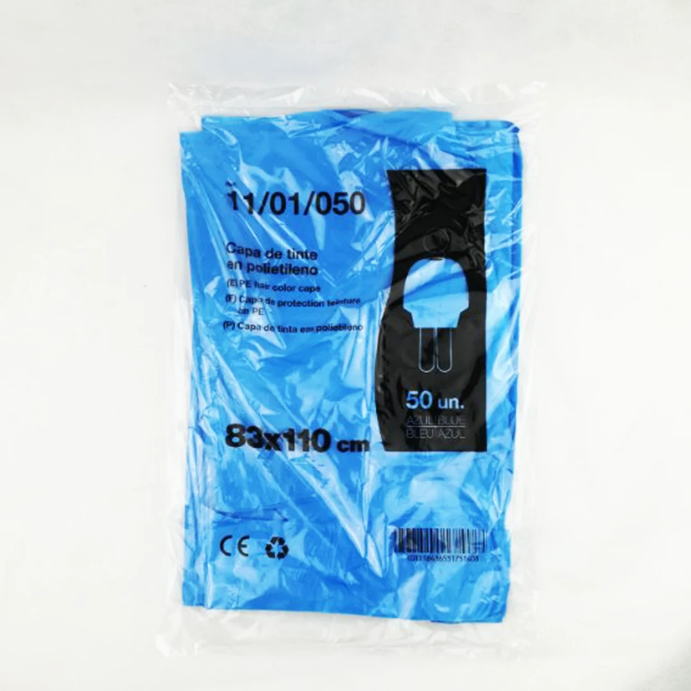 Layers Disposable To Dyes bagged 50 units layers hair salon waterproof apron haircut Use Profesio