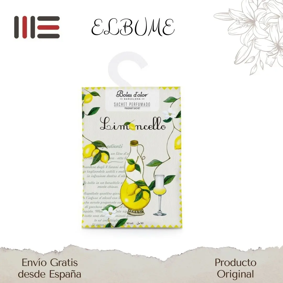 Boles D 'olor Sachet LIMONCELLO fills your cupboards with pleasant aromas with our scented sachets.