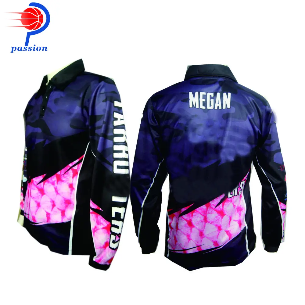 

5 PCS Fishing Tournament Shirts Custom – 100% Polyester Sublimation Printed Apparel with Team Logos