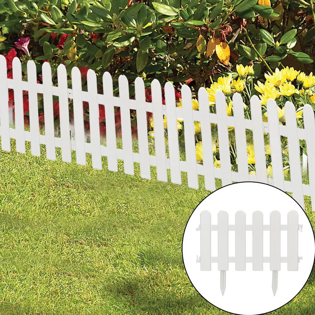 مُحَدِّدات الحدائق ذات الحواف الدائرية: تقييم شامل لمنتج 4 قطع من نوع Fence Garden Fence للحماية والزينة