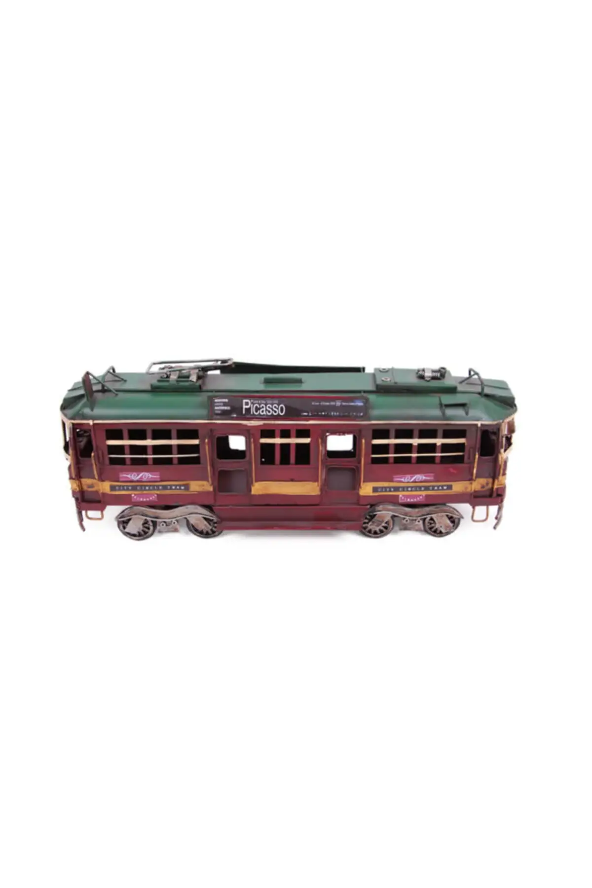 SIRMAK Handmade Decorative Metal Piccaso Train from Turkey Fast Delivery