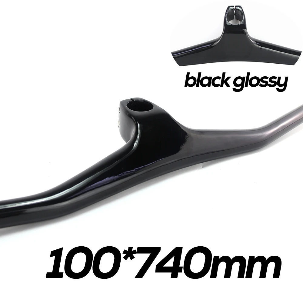 Ullicyc mtb Lenker und Vorbau 28,6 mm-17Degree Carbon integrierter Cockpit lenker für Mountainbike 660 ~ 800mm Fahrrad teile