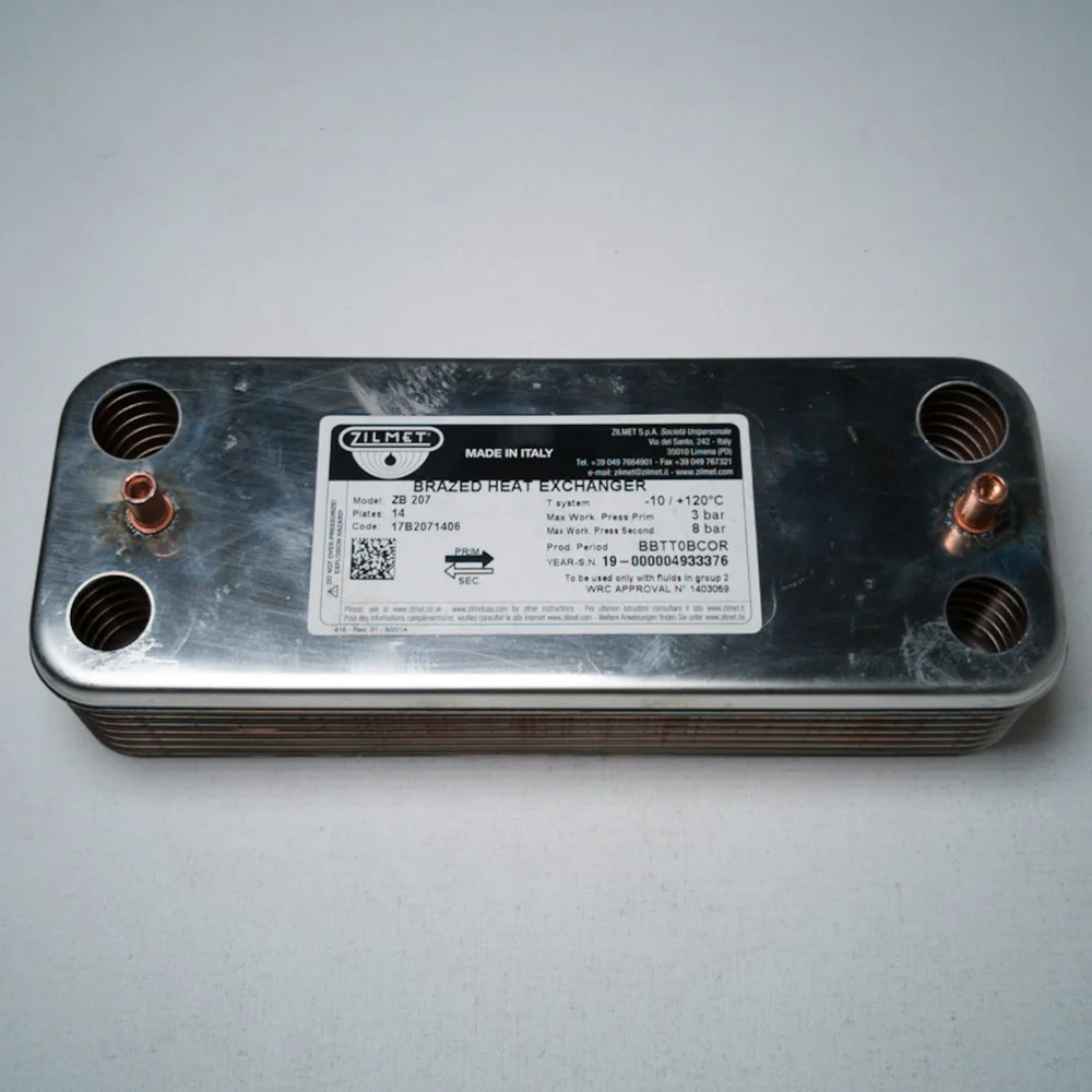 مبادل حراري ثانوي ديمرد سولاريس ، كاليستو مونوترميك نيترون ، عدن 3003200026 - 14 لوحة زيلميت