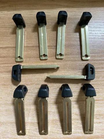 Keychannel 10 шт. аварийный автомобильный ключ лезвие умный пульт дистанционного управления пустой лезвие Keylessgo TOY48 TOY40 HY22 для Toyota Lexus Remote