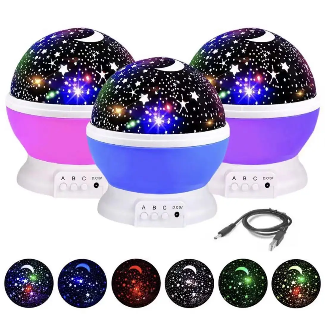 Luminária Projetor Estrela 360º Galaxy Abajur Star Master