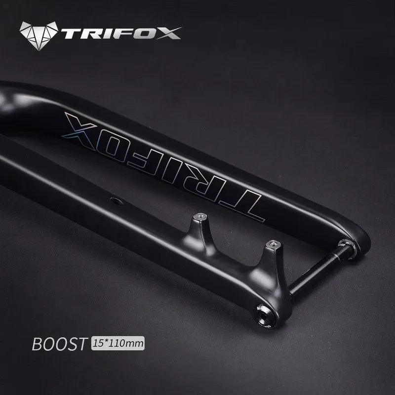 TRIFOX TMK200 29er Thru Axle 15x110mm Carbon Mountain Bicycle Fork 1-1/8