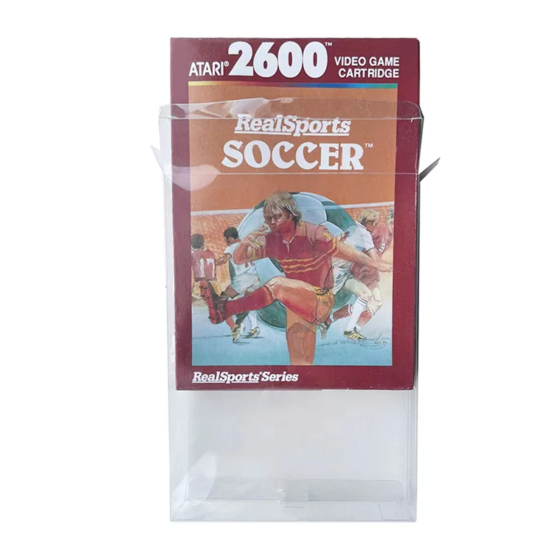 Защитная коробка для Atari 2600 полный комплект в коробке игры сделанный на заказ прозрачный пластиковый чехол