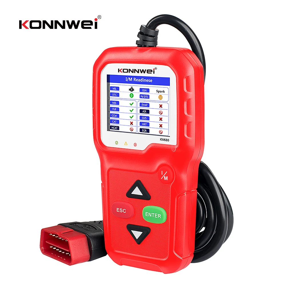 KONNWEI OBD2 Scanner Car Code Reader Enhanced Check Engine Light Scan Tool OBD II for Vehicles After 1996