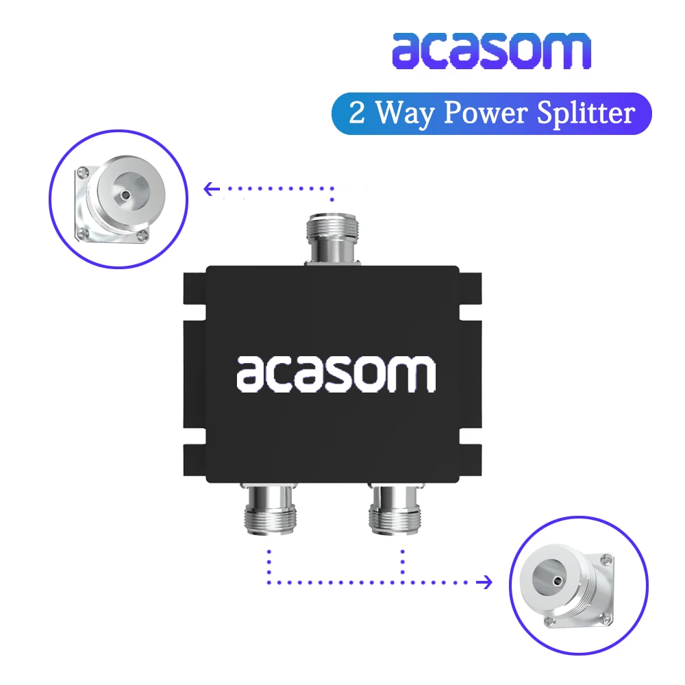 2000MHz 6000MHz 2 Way microالأشرطة خط الخائن 2.4GHz 5.8GHz مُقسم القدرة الكهربية واي فاي ويلكنسون نوع مقسم RF منخفض الطاقة