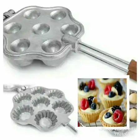 Casting Tartlet Mold Small Tartlet Mold Different Shapes Tartlet Thai Mold Pan Stove Alumınum Hol Model