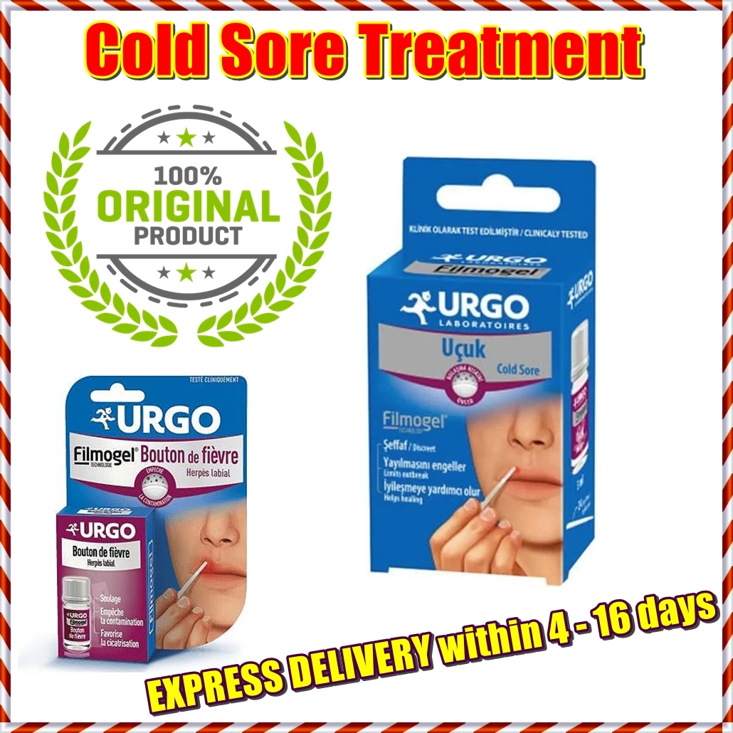 Urgo cold sore herpes Treatment Filmo gel  ORIGINAL 3ml