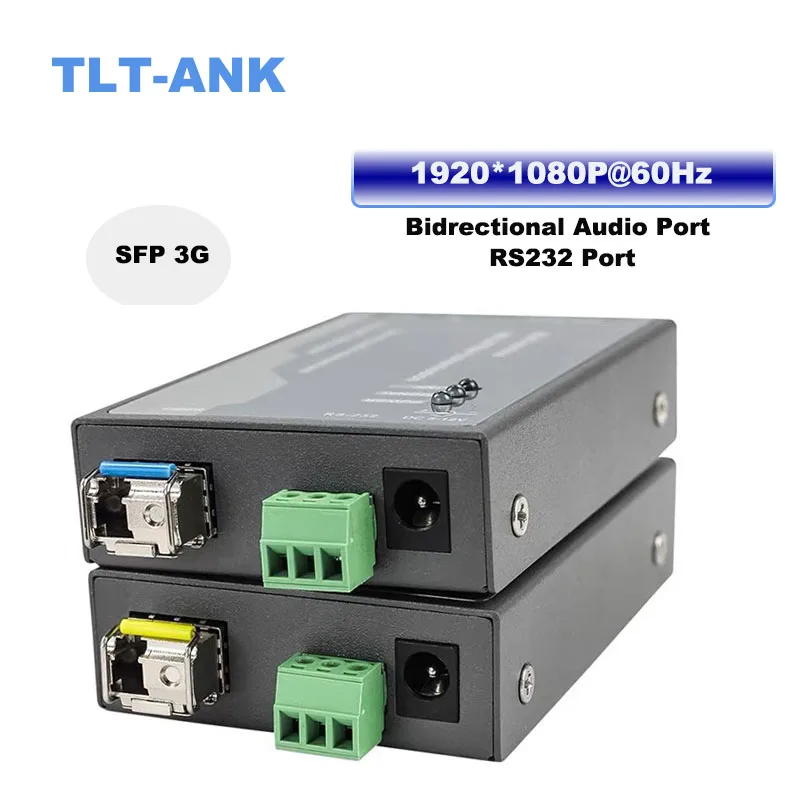 TLT-ANK 1080P HDMI Extender Over Single LC Fiber Cable Support RS232 EDID Fiber Extension System For Broadcast