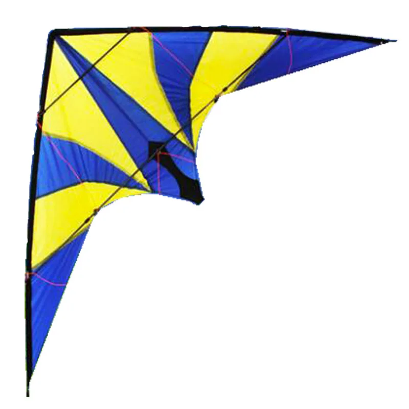 Cometa de acrobacias de doble línea, 1,8 m, con mango y línea, buen vuelo para adultos, novedad