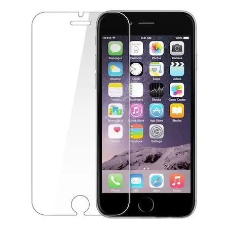 For iPhone 6 Plus Black Unbreakable Glass Screen Protector 5D