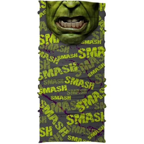 

Necko Headwear Buff Bandana Marvel Avengers Hulk Face Mask Purple Tube Neck Gaiter Warmer Snood for Men Women Motorcycle Bicycle