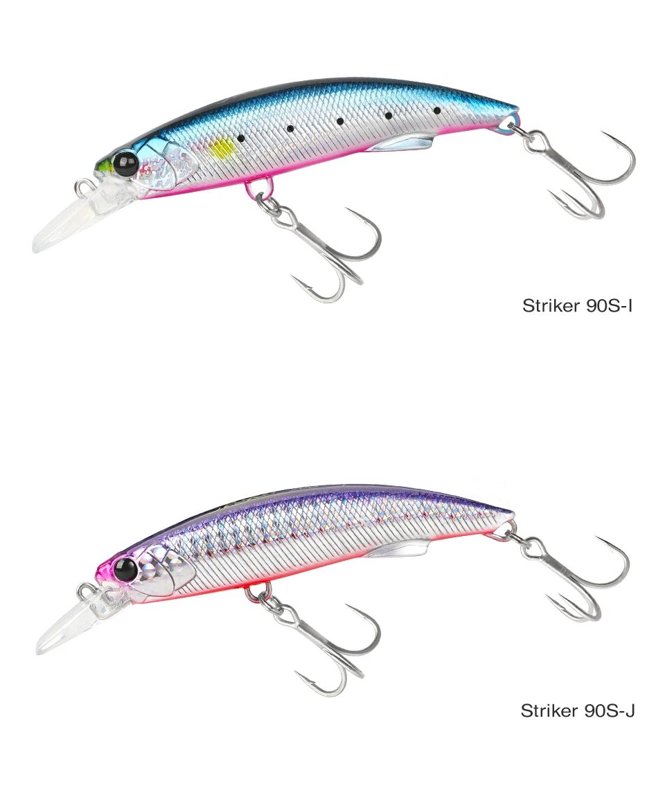 TSURINOYA 90S Heavy Minnow Sinking Angelköder 3,54 Zoll 37 g STRIKER Long Casting Hochfester harter Köder Meeresangeln Thunfischmodell – Detail 21
