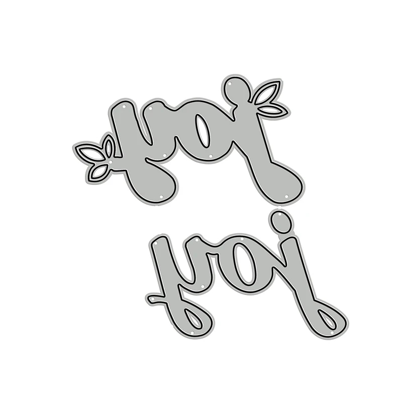 New Arrival Shadow Joys Word Luscious Script 2025 Metal Cutting Dies for Christmas Card Making Letter Stencils of Scrapbooking